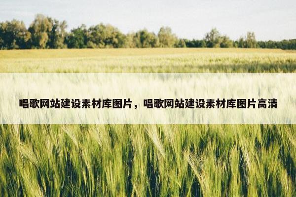 唱歌网站建设素材库图片，唱歌网站建设素材库图片高清