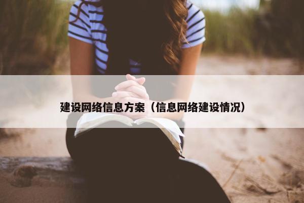 建设网络信息方案（信息网络建设情况）