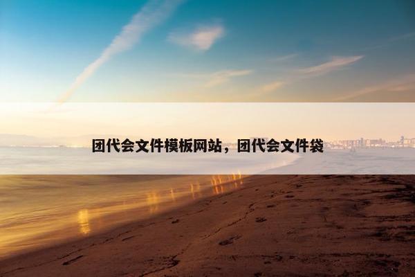 团代会文件模板网站，团代会文件袋