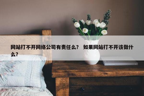 网站打不开网络公司有责任么？ 如果网站打不开该做什么？
