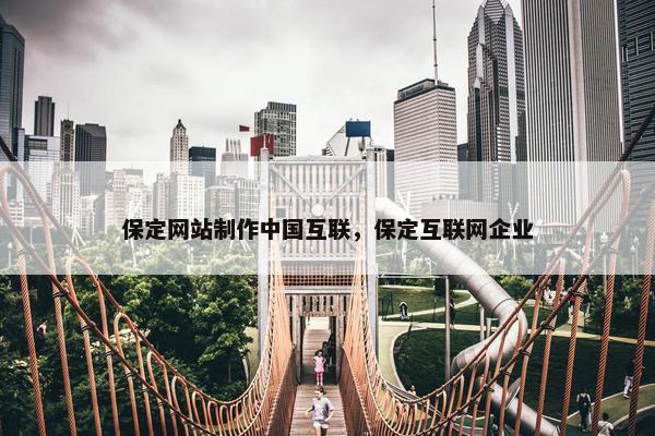 保定网站制作中国互联，保定互联网企业