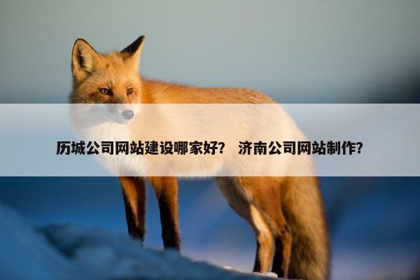 历城公司网站建设哪家好？ 济南公司网站制作？