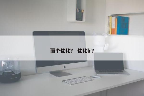 丽个优化？ 优化lr？