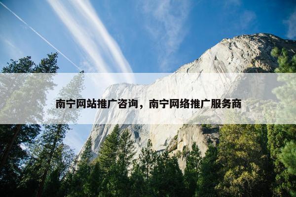 南宁网站推广咨询，南宁网络推广服务商