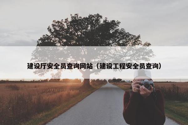 建设厅安全员查询网站（建设工程安全员查询）