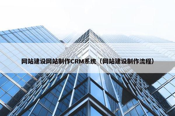 网站建设网站制作CRM系统（网站建设制作流程）