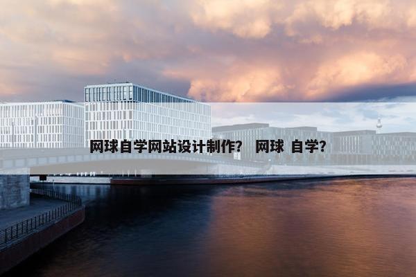 网球自学网站设计制作？ 网球 自学？