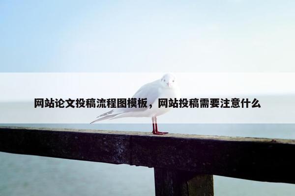 网站论文投稿流程图模板，网站投稿需要注意什么