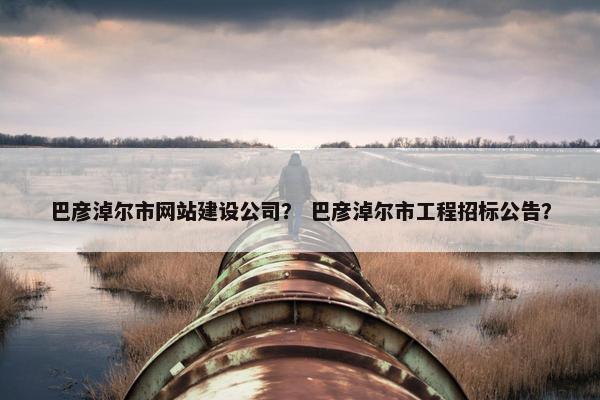 巴彦淖尔市网站建设公司？ 巴彦淖尔市工程招标公告？
