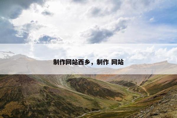 制作网站西乡，制作 网站