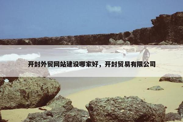 开封外贸网站建设哪家好，开封贸易有限公司