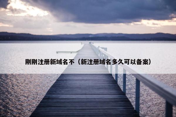刚刚注册新域名不（新注册域名多久可以备案）