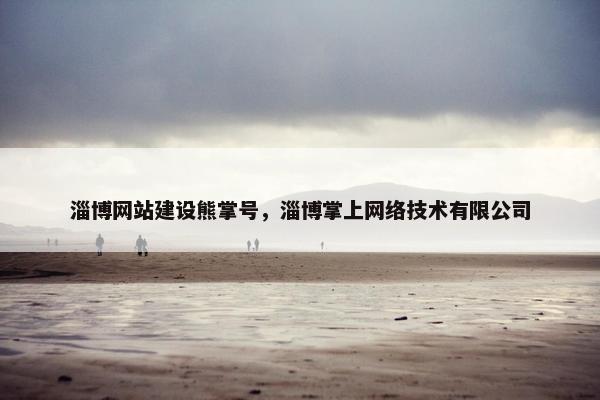 淄博网站建设熊掌号，淄博掌上网络技术有限公司
