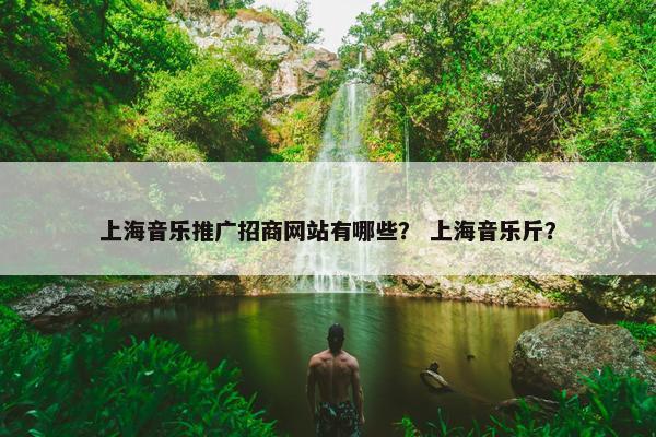上海音乐推广招商网站有哪些？ 上海音乐斤？
