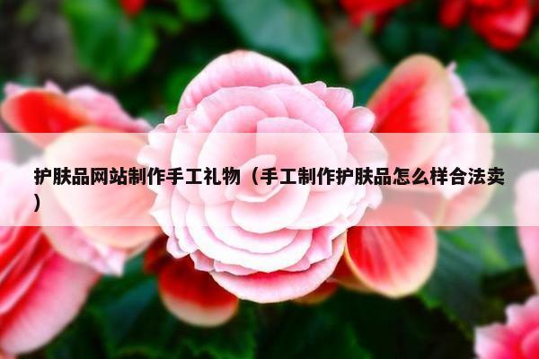 护肤品网站制作手工礼物（手工制作护肤品怎么样合法卖）