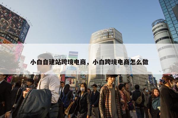 小白自建站跨境电商，小白跨境电商怎么做