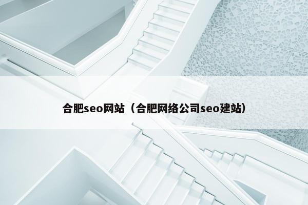 合肥seo网站（合肥网络公司seo建站）