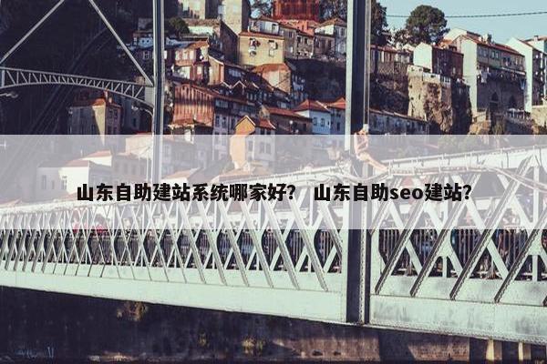 山东自助建站系统哪家好？ 山东自助seo建站？