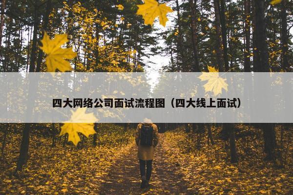 四大网络公司面试流程图（四大线上面试）