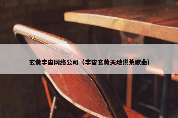 玄黄宇宙网络公司（宇宙玄黄天地洪荒歌曲）