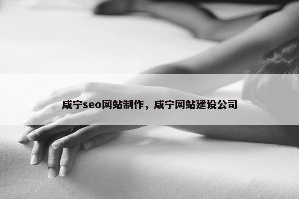 咸宁seo网站制作，咸宁网站建设公司
