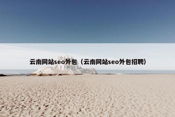 云南网站seo外包（云南网站seo外包招聘）