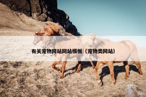 有关宠物网站网站模板（宠物类网站）