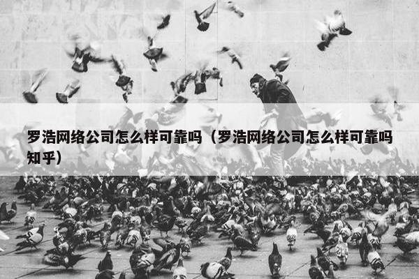 罗浩网络公司怎么样可靠吗（罗浩网络公司怎么样可靠吗知乎）