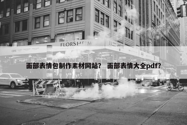 面部表情包制作素材网站？ 面部表情大全pdf？