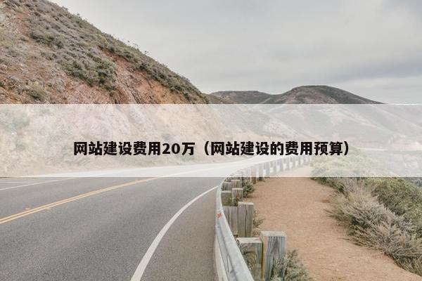 网站建设费用20万（网站建设的费用预算）
