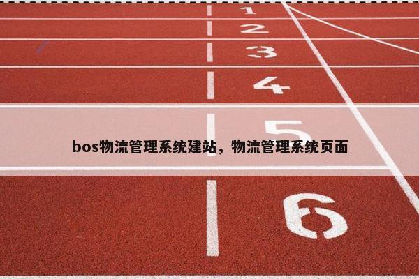bos物流管理系统建站，物流管理系统页面