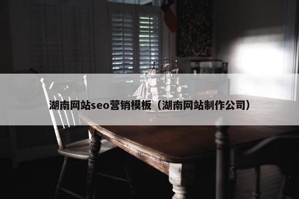 湖南网站seo营销模板（湖南网站制作公司）