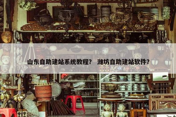 山东自助建站系统教程？ 潍坊自助建站软件？