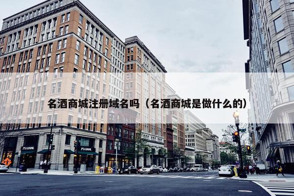 名酒商城注册域名吗（名酒商城是做什么的）