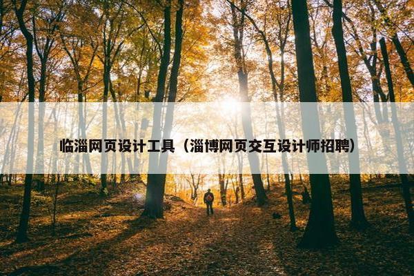 临淄网页设计工具（淄博网页交互设计师招聘）