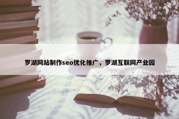 罗湖网站制作seo优化推广，罗湖互联网产业园