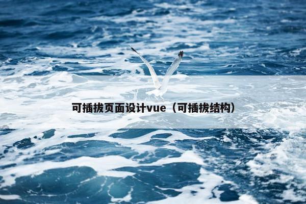 可插拔页面设计vue（可插拔结构）