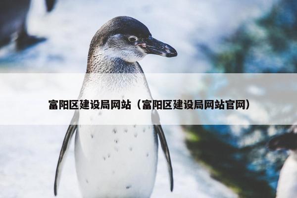 富阳区建设局网站（富阳区建设局网站官网）