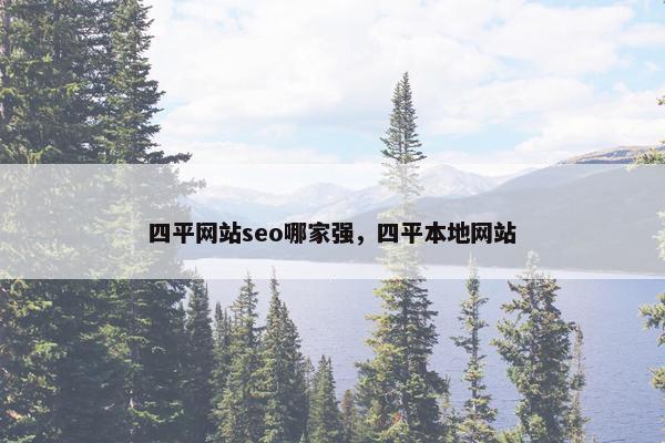 四平网站seo哪家强，四平本地网站