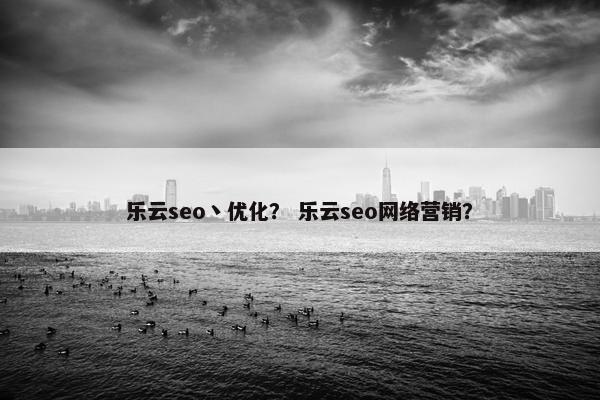 乐云seo丶优化？ 乐云seo网络营销？