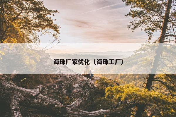 海珠厂家优化（海珠工厂）