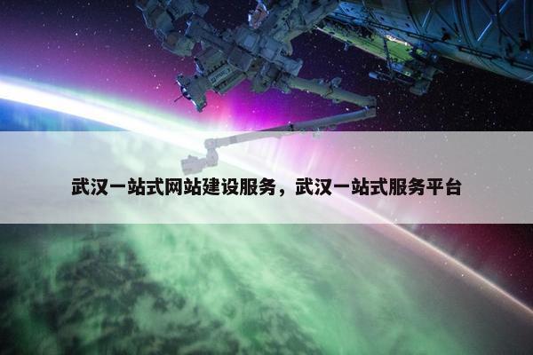 武汉一站式网站建设服务，武汉一站式服务平台
