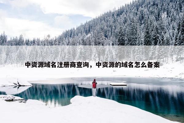 中资源域名注册商查询，中资源的域名怎么备案
