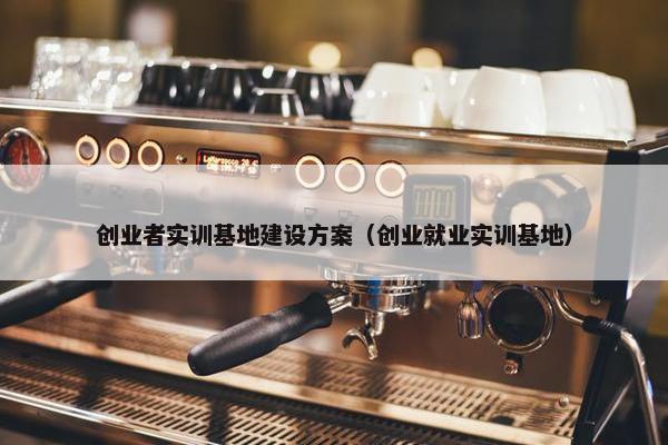 创业者实训基地建设方案（创业就业实训基地）