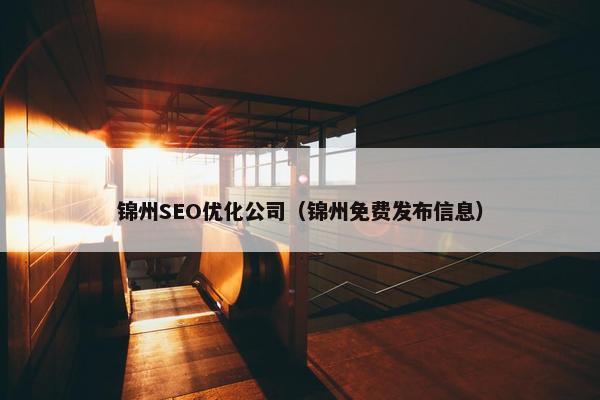 锦州SEO优化公司（锦州免费发布信息）