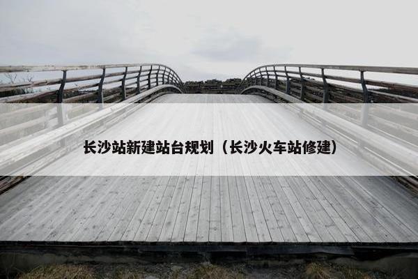长沙站新建站台规划（长沙火车站修建）