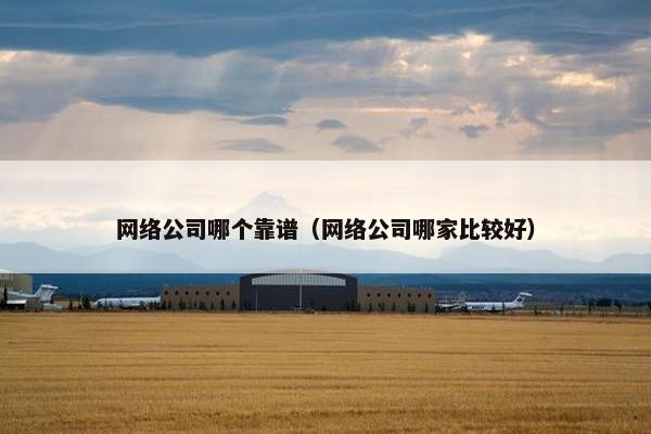网络公司哪个靠谱（网络公司哪家比较好）