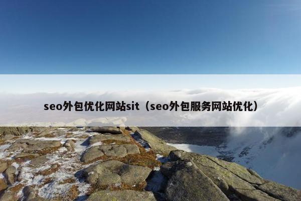 seo外包优化网站sit（seo外包服务网站优化）