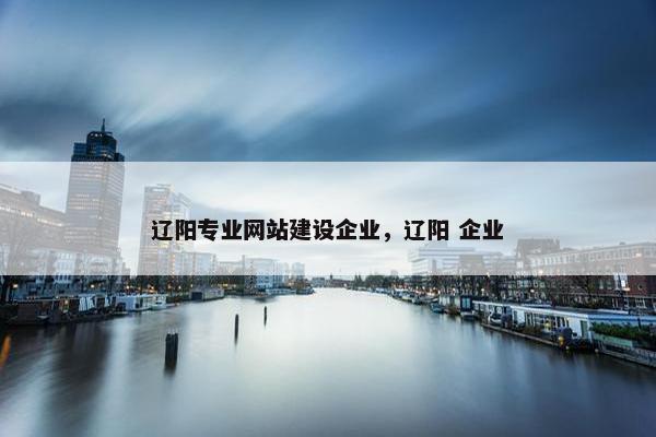 辽阳专业网站建设企业，辽阳 企业