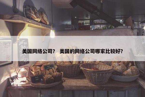 美国网络公司？ 美国的网络公司哪家比较好？